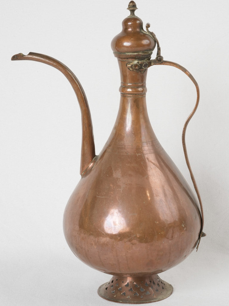 Refined, utility-focused, spouted oil jug