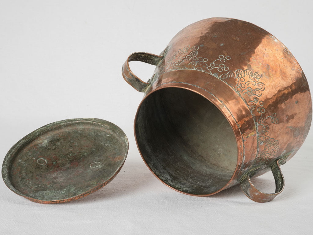 Timeless vintage French copper cookware