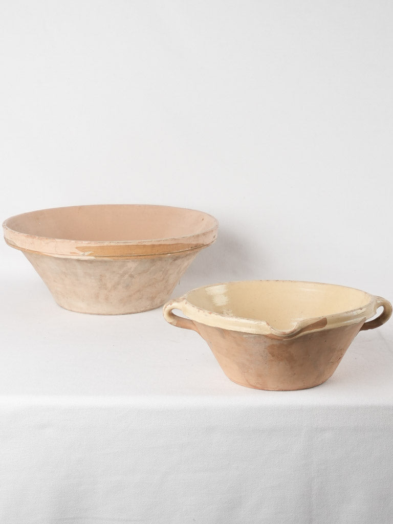 Antique terracotta fruit bowls Provenance