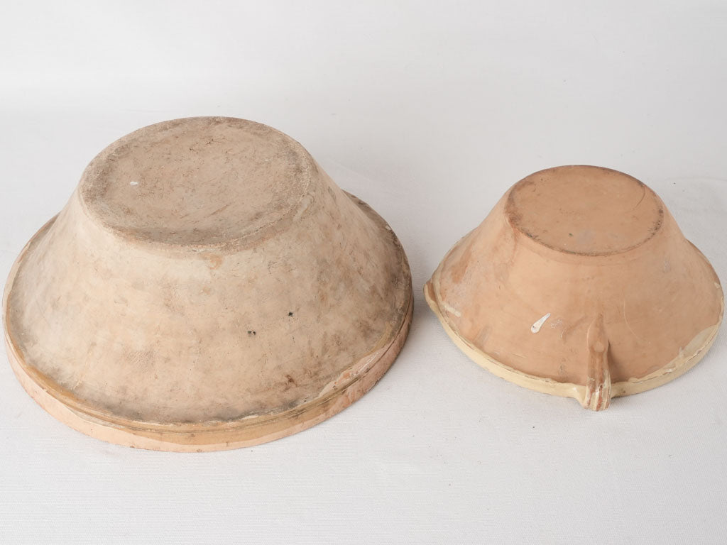 Provincial style terracotta kitchenware pieces