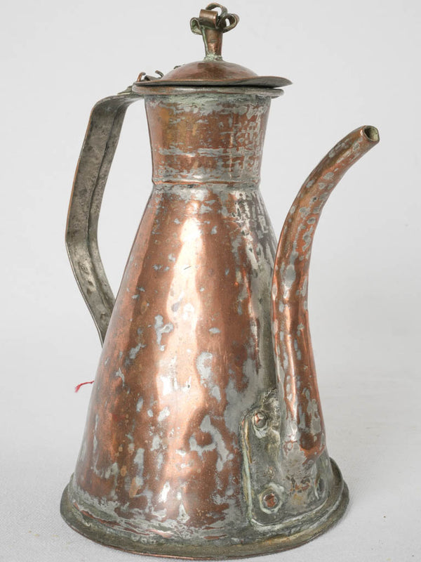 Vintage copper Rhône Valley brewer's jug