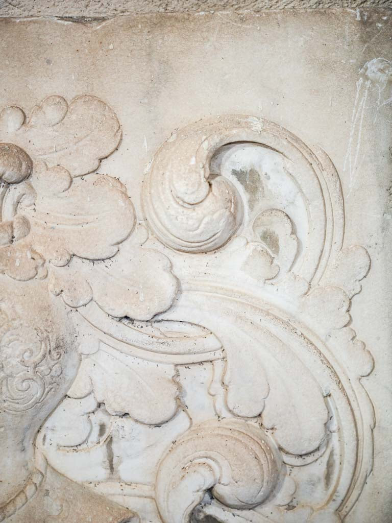 Ancient Two-Sided Carved Marble Decor