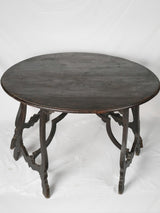 Versatile Italian demi-lune center tables