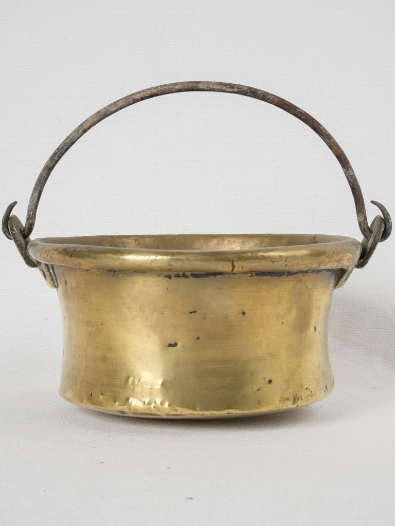 Traditional French brass cookware