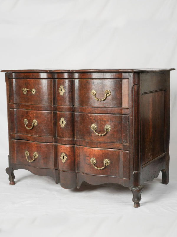 Antique French Walnut Arbalete Commode