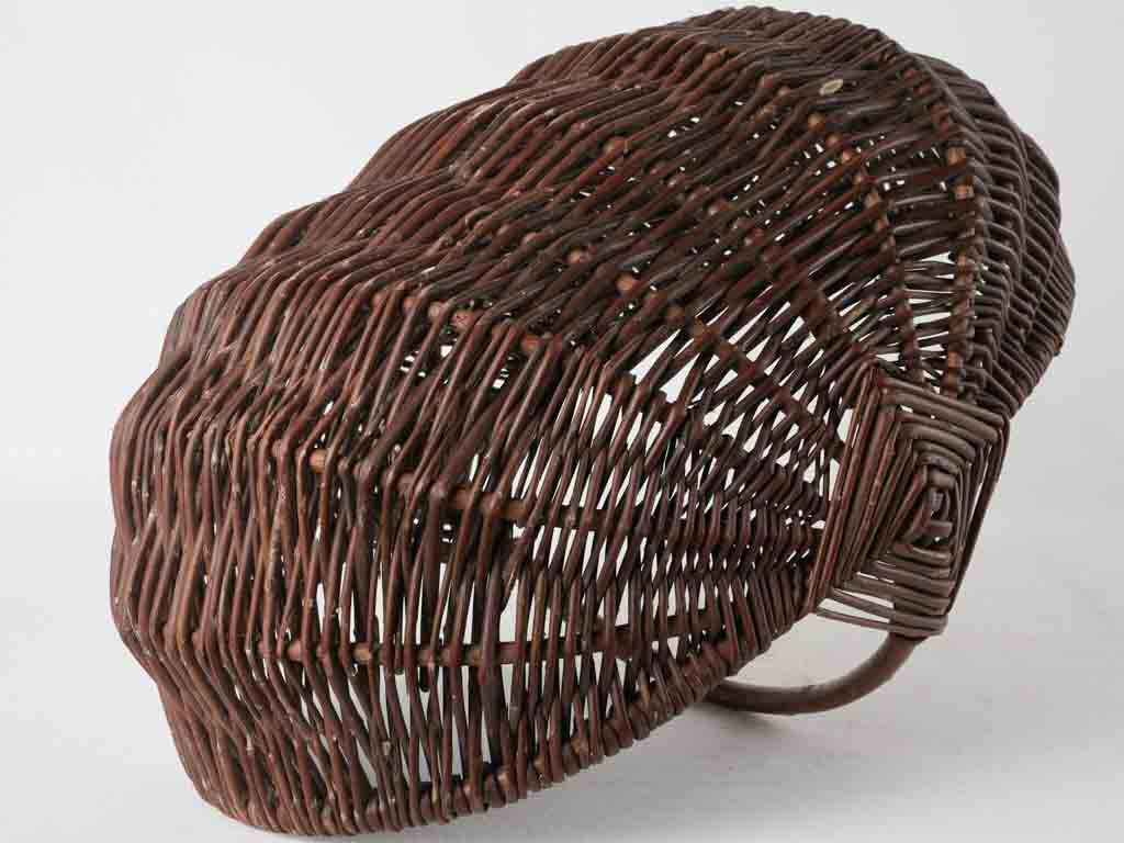 Wicker harvest basket - broad 17¾"