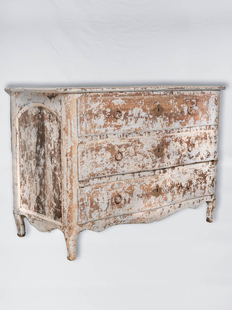 Distressed, rustic, oak dresser commode