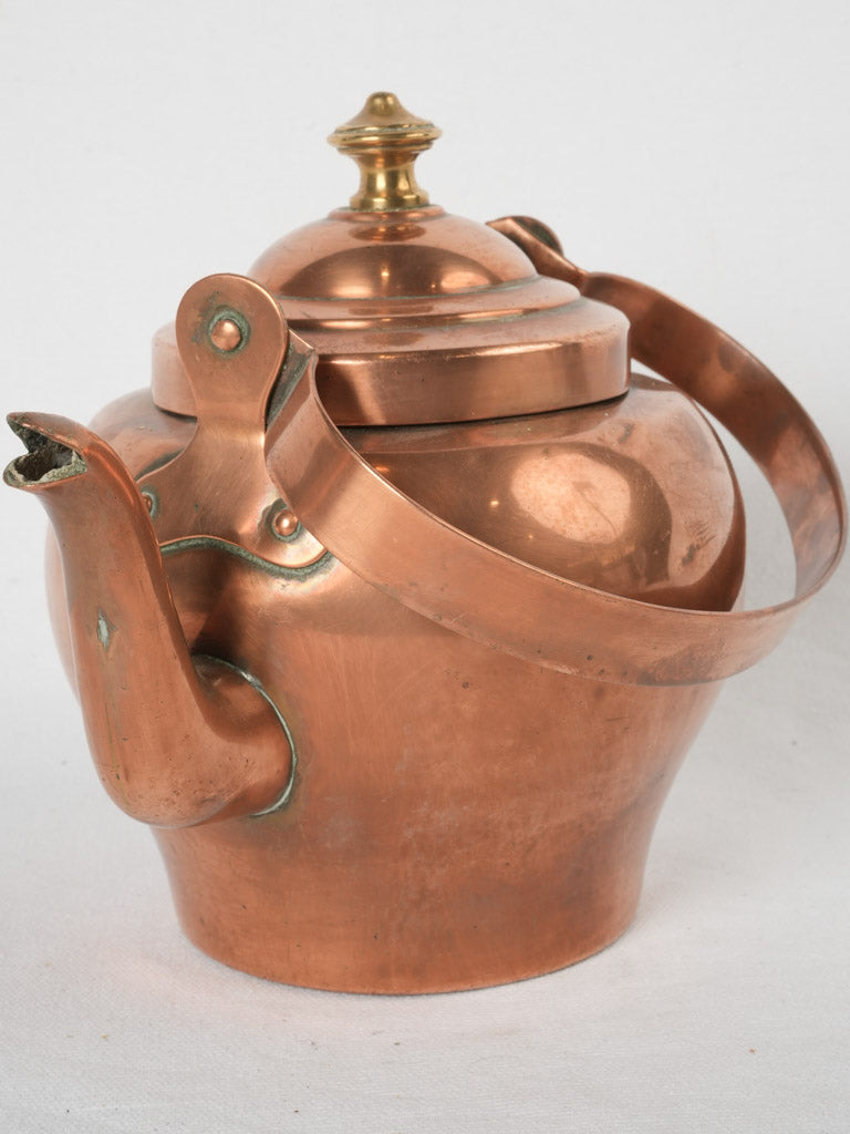 Charming historical French copper kettle