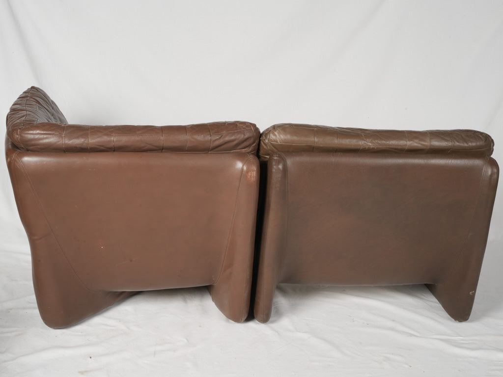 Swiss-crafted comfortable leather sofa