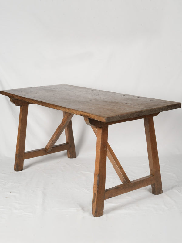 Vintage Walnut Italian Dining Table