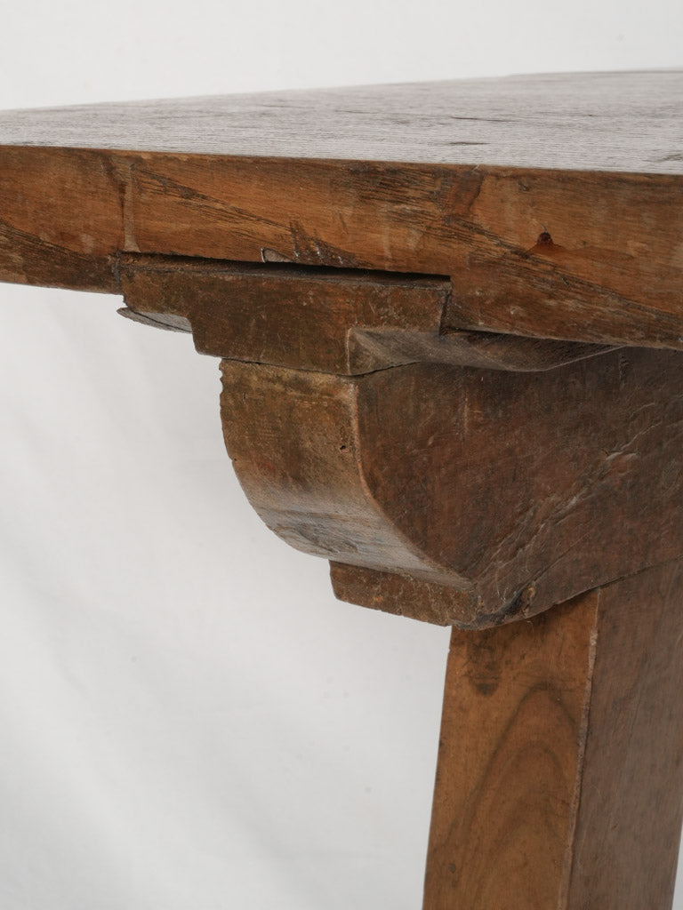 Timeless Oak Italian Console Table