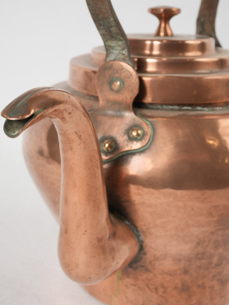 Weathered Vintage Copper Cookware