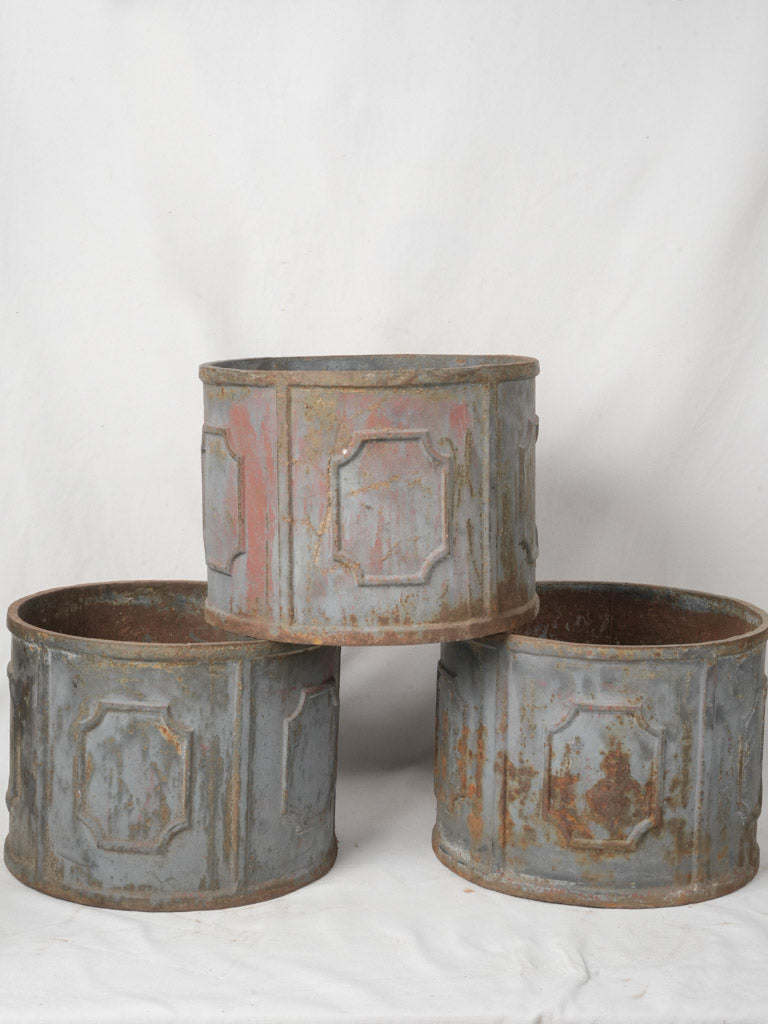 Parisian chic cast iron planters