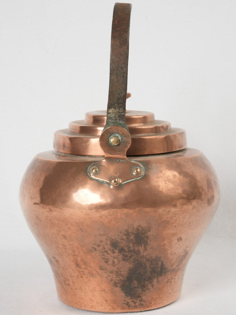 Rustic Handcrafted Copper Kettle