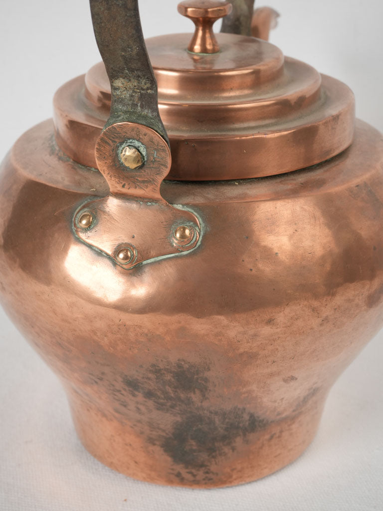 Elegant French Copper Cooking Kettle