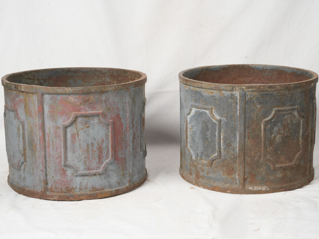 Aesthetic vintage cast iron planters