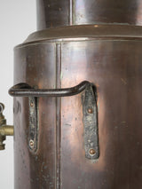 Traditional wrought iron lavender distillation equipment