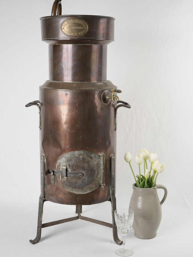 Timeless wrought iron lavender distiller