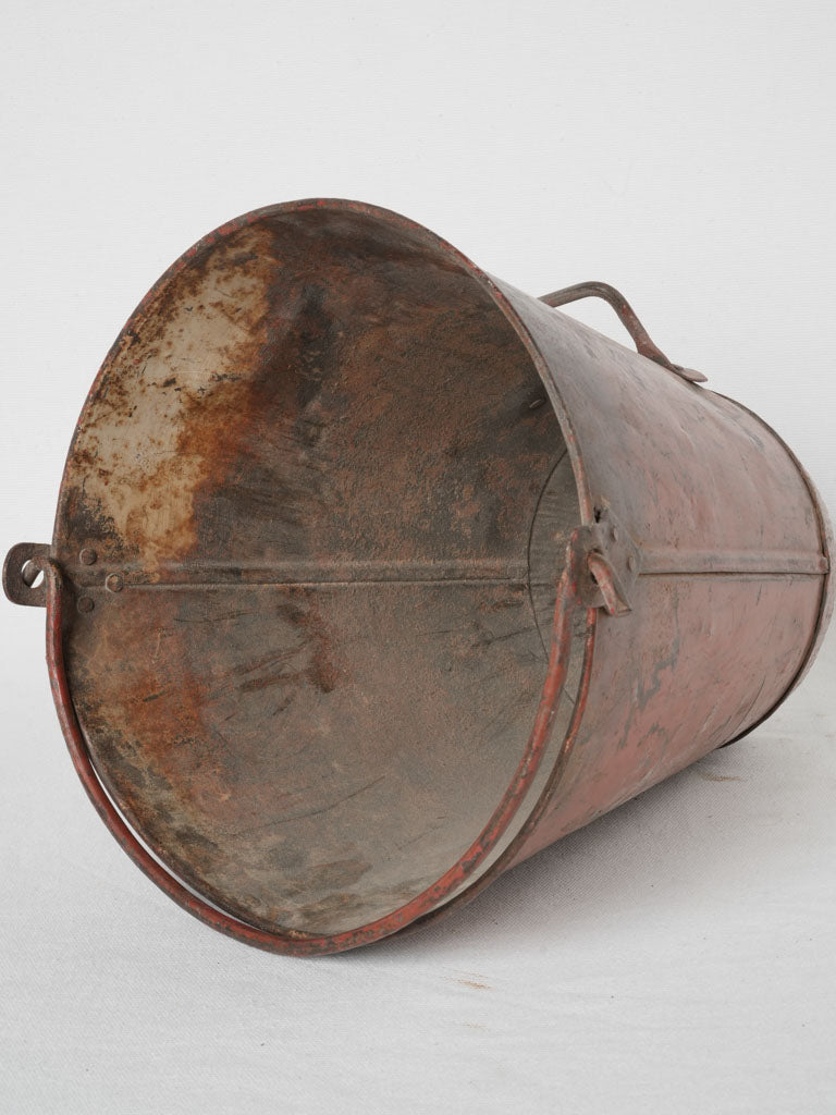 Strong Wrought Iron Fire Bucket Display