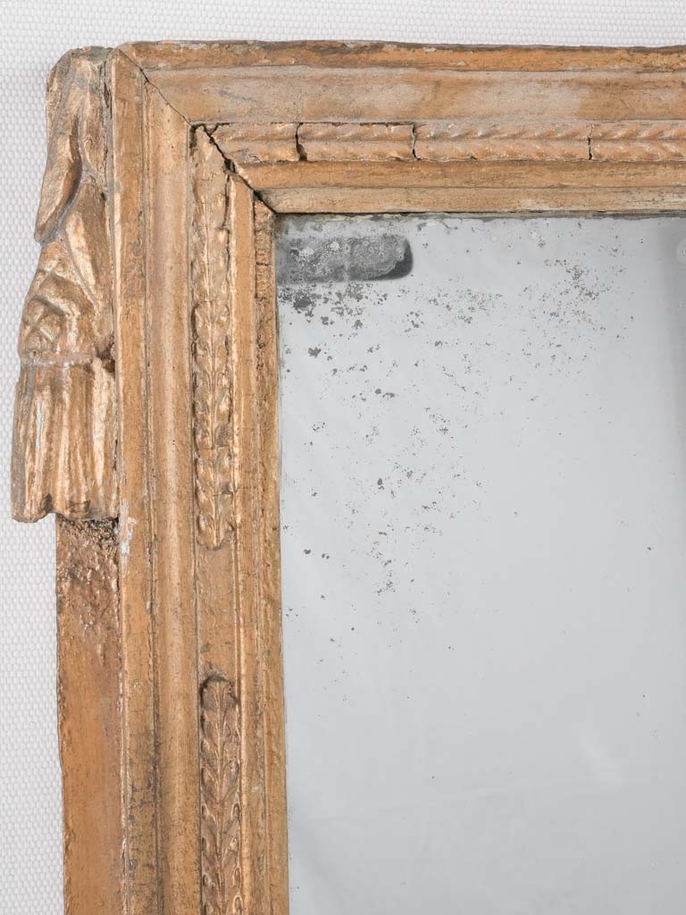 Rustic charming eighteenth-century wall mirror