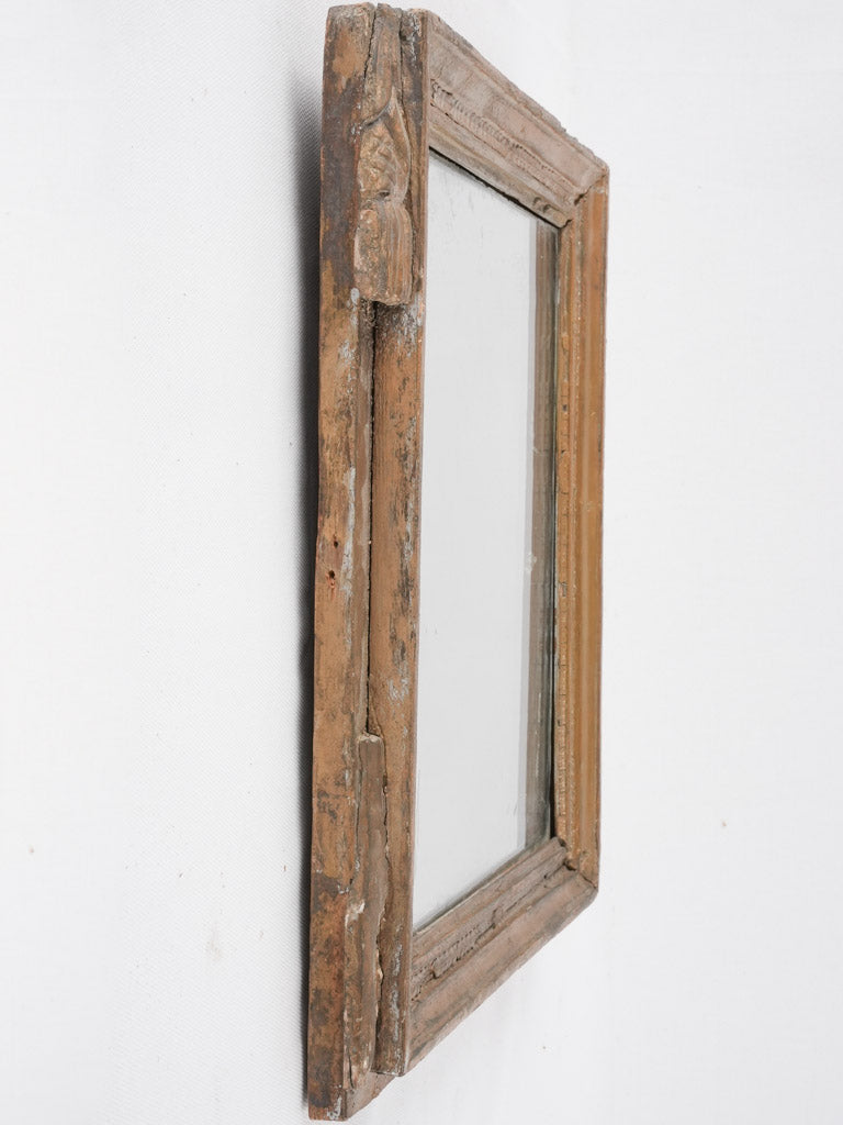 Historical leaf-gilded antique mirror