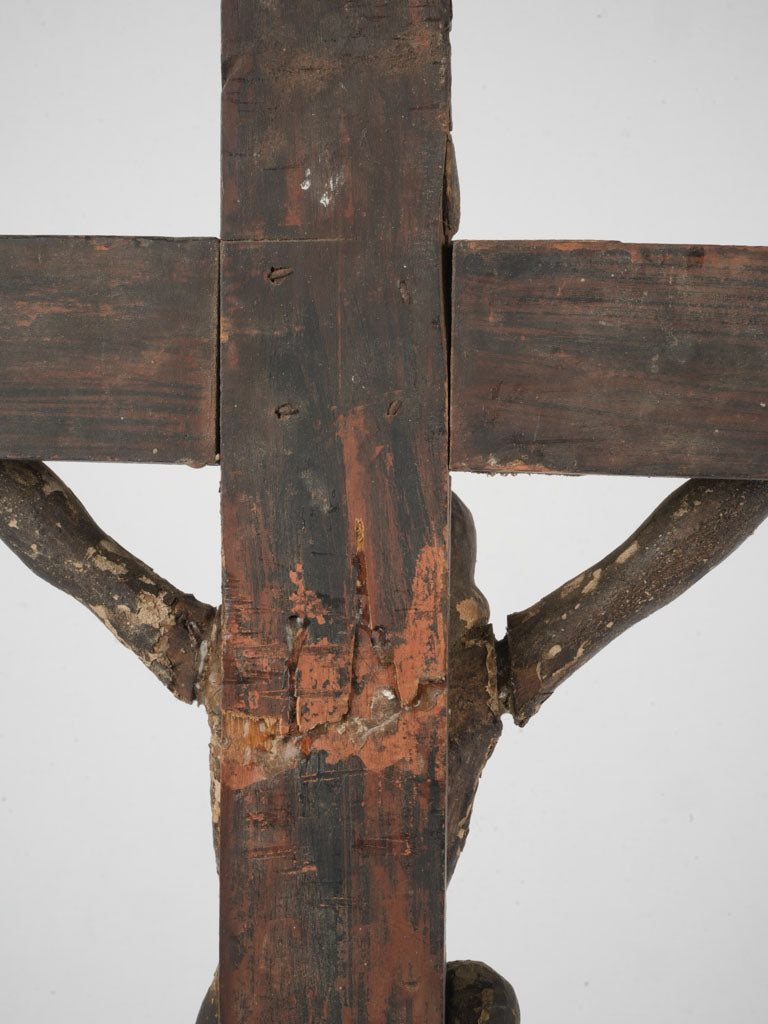 Classic style crucifix sculpture