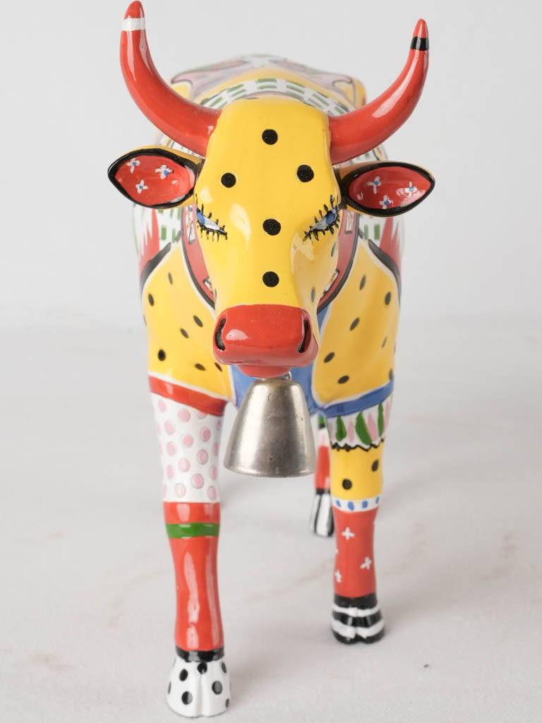 Vintage cow ornament 11¾"