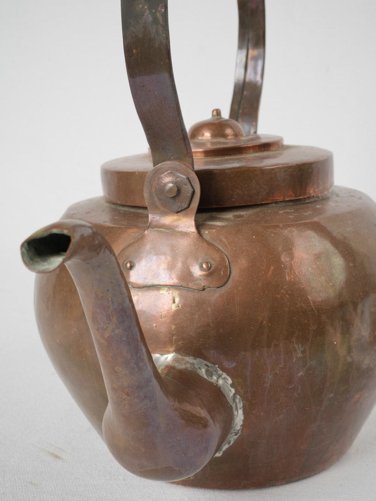 Charming 19th-century French copper kettle