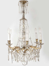 Antique French crystal chandelier 31½" x 19¾"