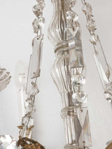 Antique French crystal chandelier 31½" x 19¾"