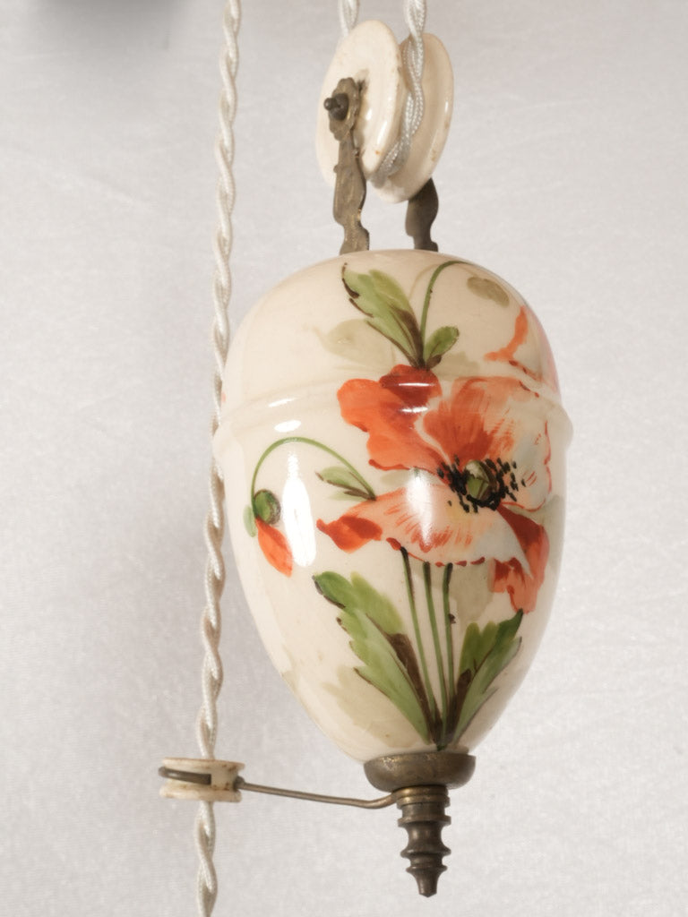 Elegant lead-filled porcelain counterweight