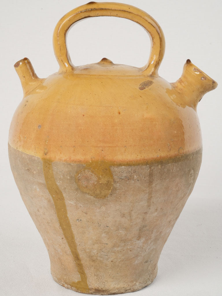 Antique Yellow Glazed Kanti Pitcher