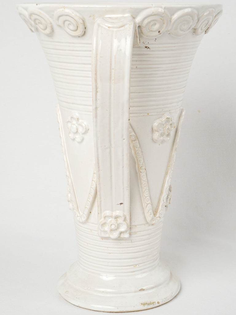 Exquisite Émile Tessier handle vase 