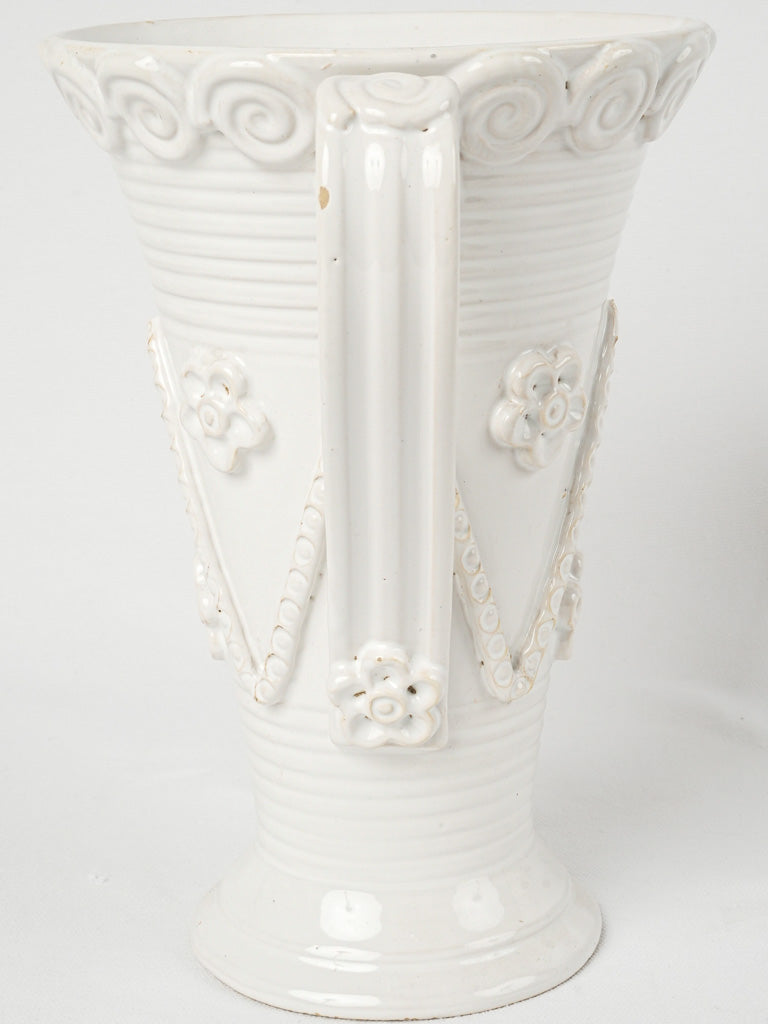 Timeless flared Émile Tessier ceramic vase