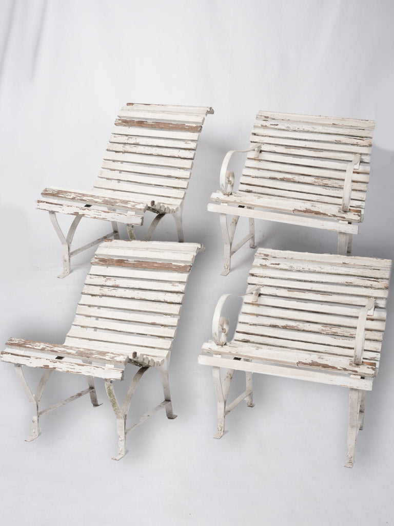 Vintage French garden chair set