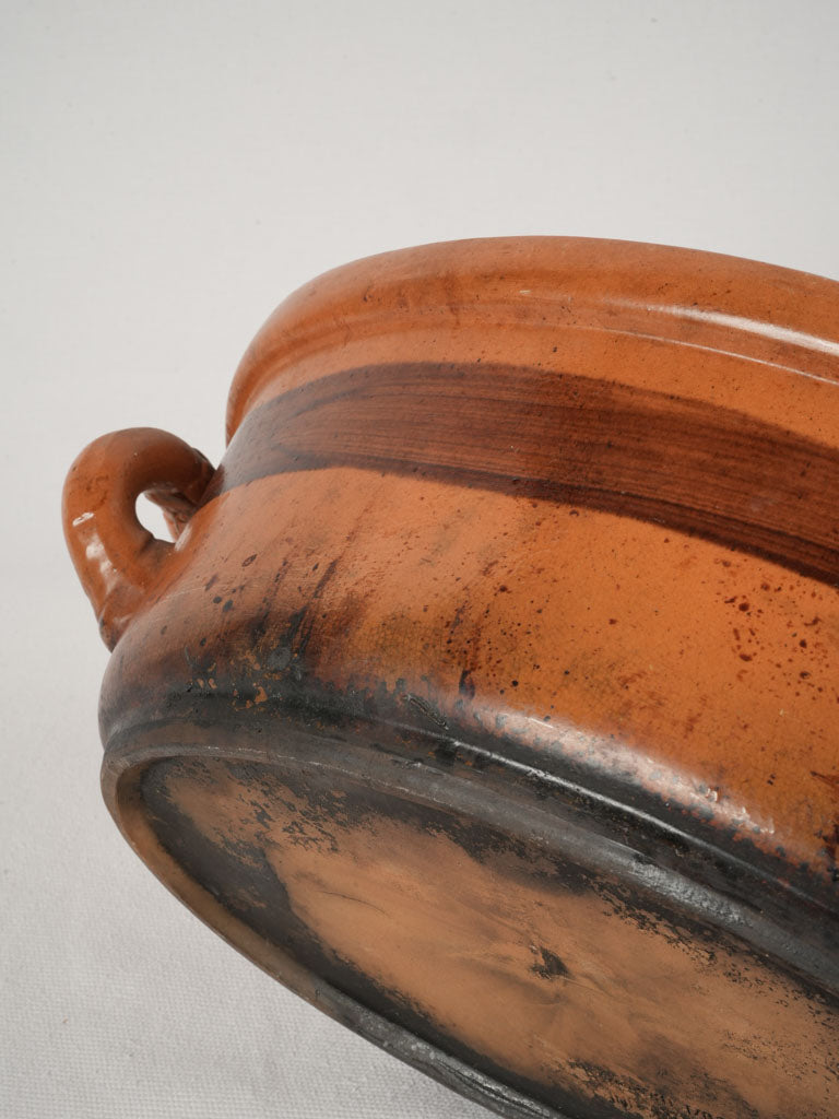 Traditional 19th-century French terracotta pot