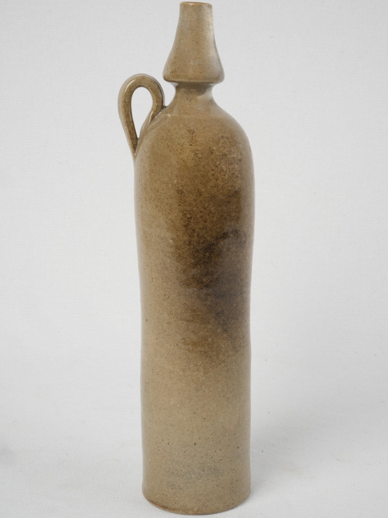 Vintage French sandstone glazed bottle