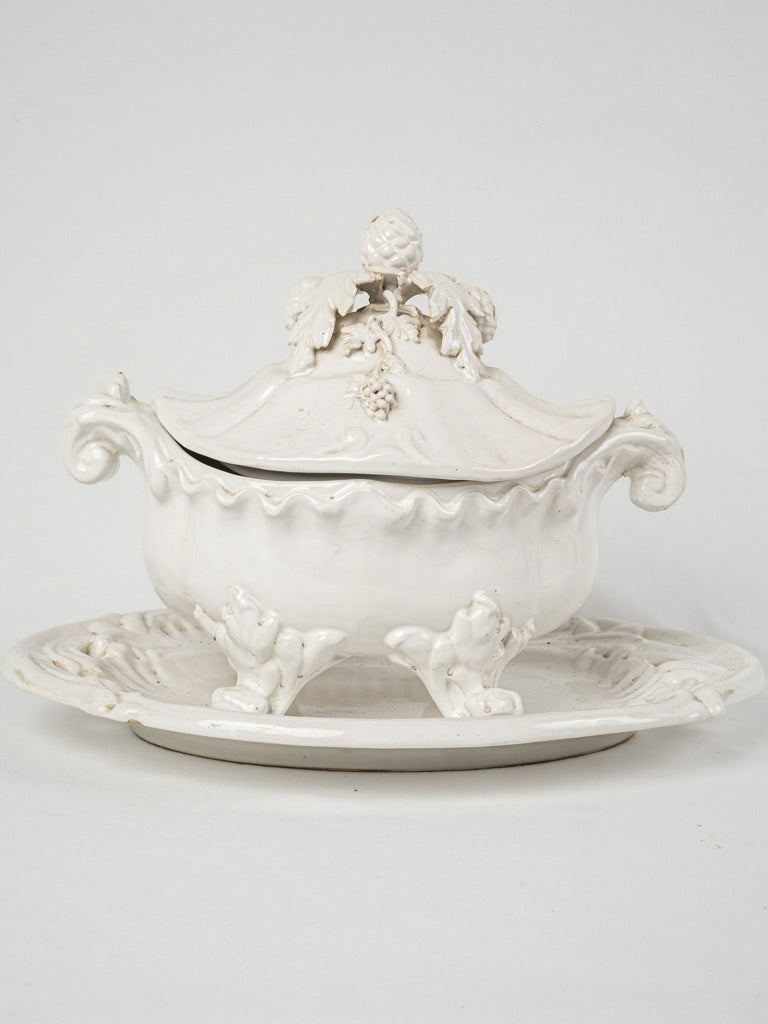 Grand Émile Tessier platter and tureen