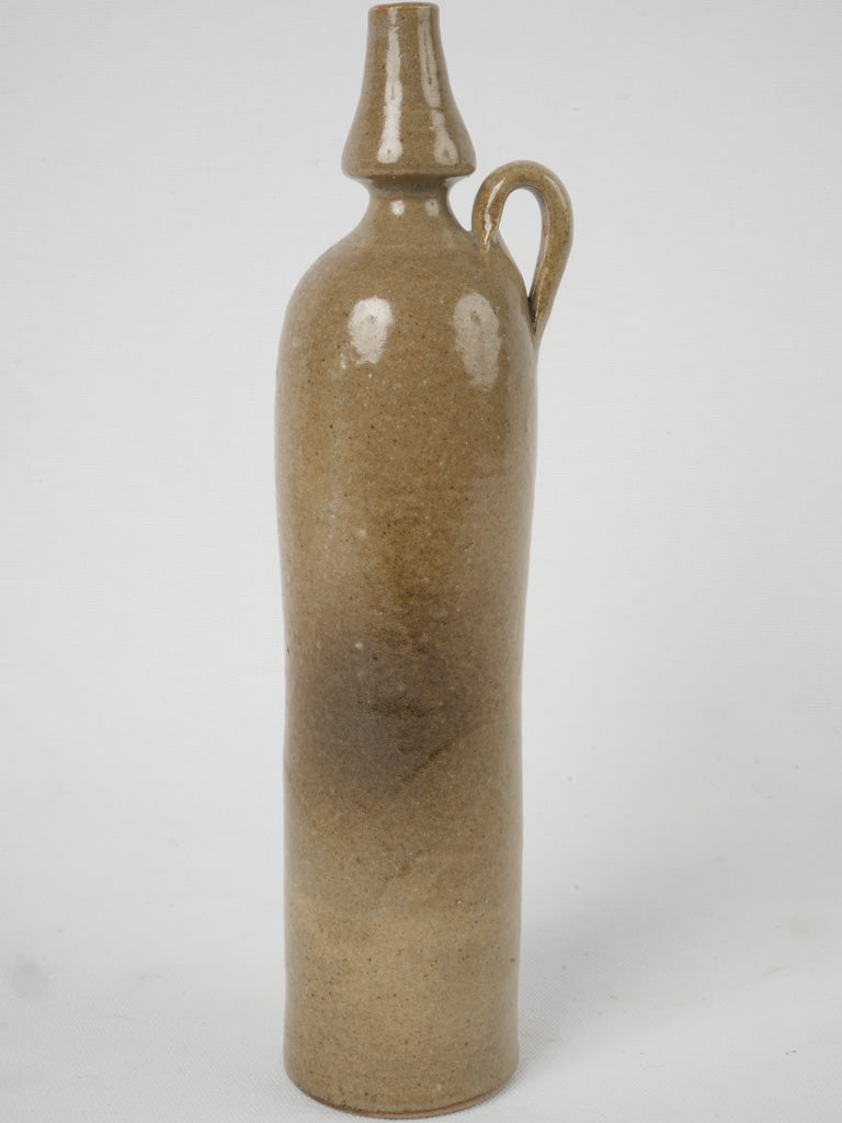 Unique 1970s sandstone glazed vessel