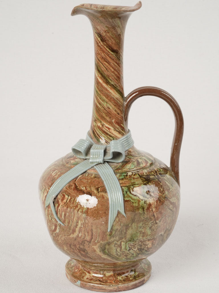 Earthy Toned 20th Century Ceramic Pitcher