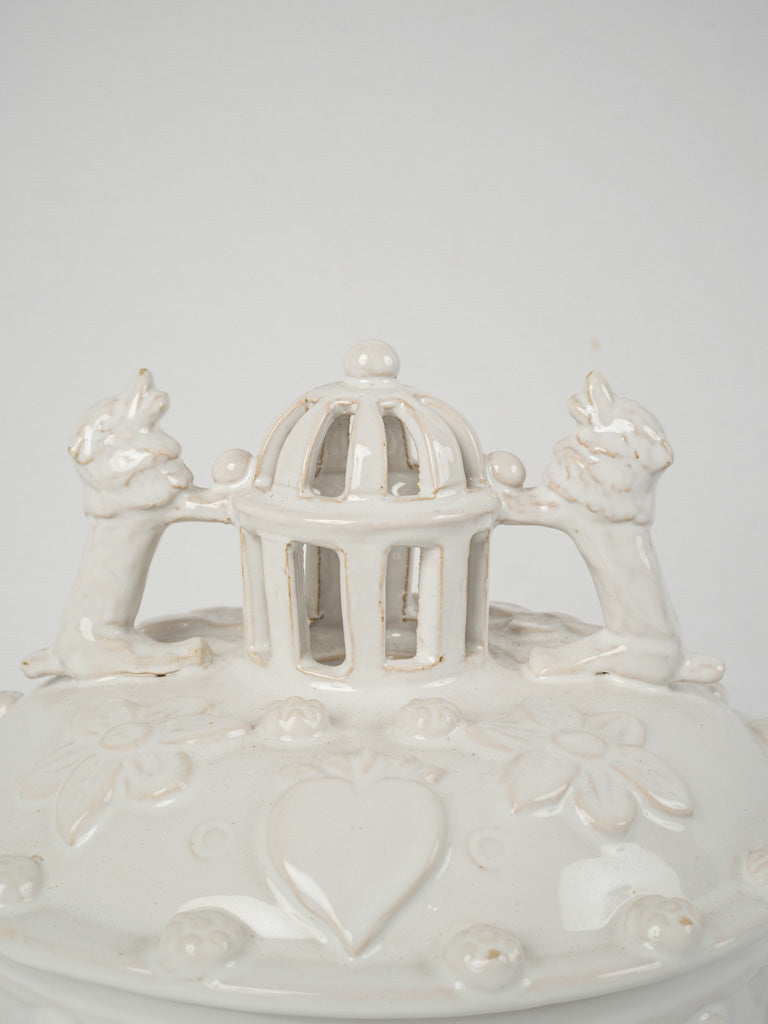 Exquisite Émile Tessier lidded tureen