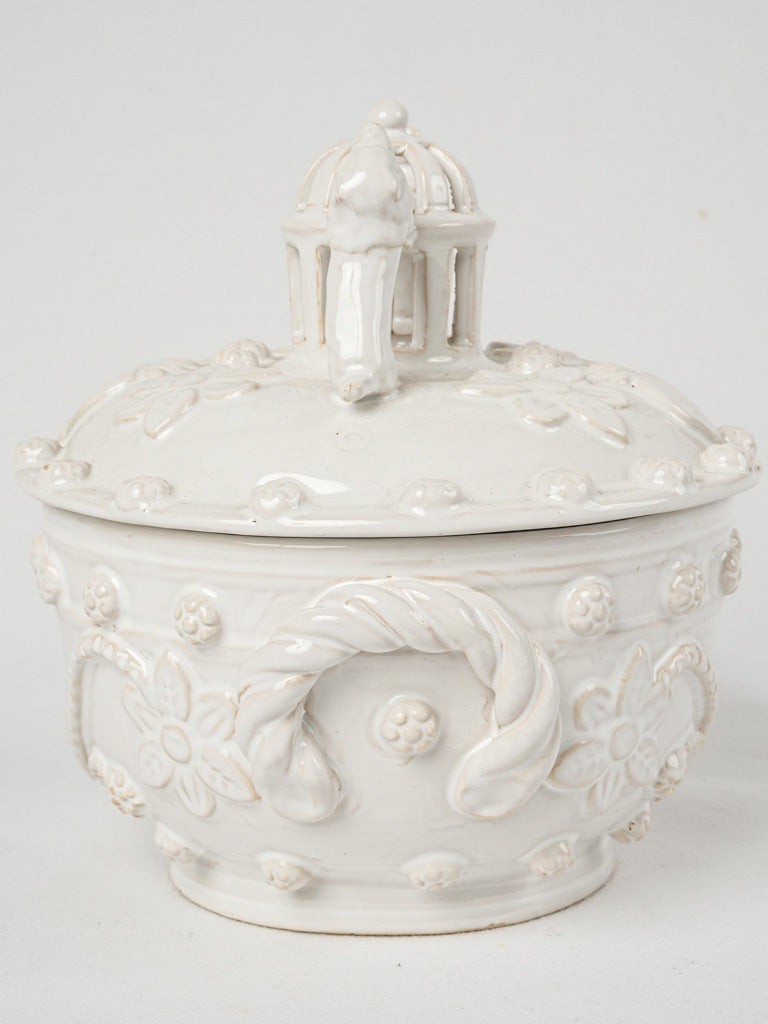 Intricate openwork chimney tureen