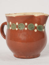 Antique ocher glazed Savoie creamer