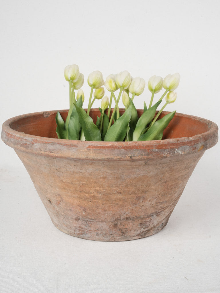 Early 20th-Century Provençal Tian Bowl Brown Ocher Glaze