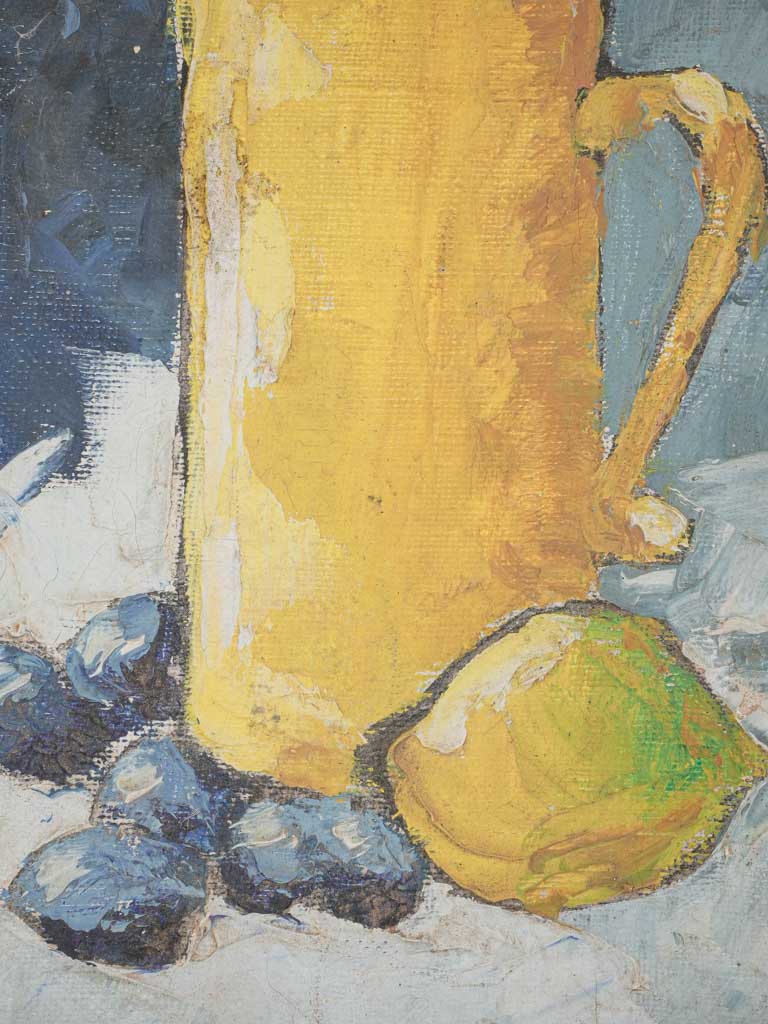 Vintage still life artwork w/pitcher 9½" x 6¼"