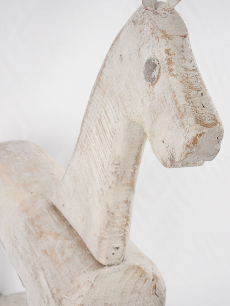 Traditional wooden playroom horse ornament