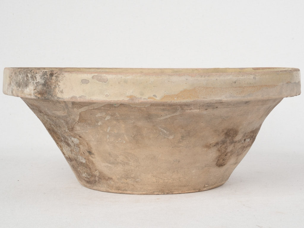 Subtle yellow glazed Provence bowl  