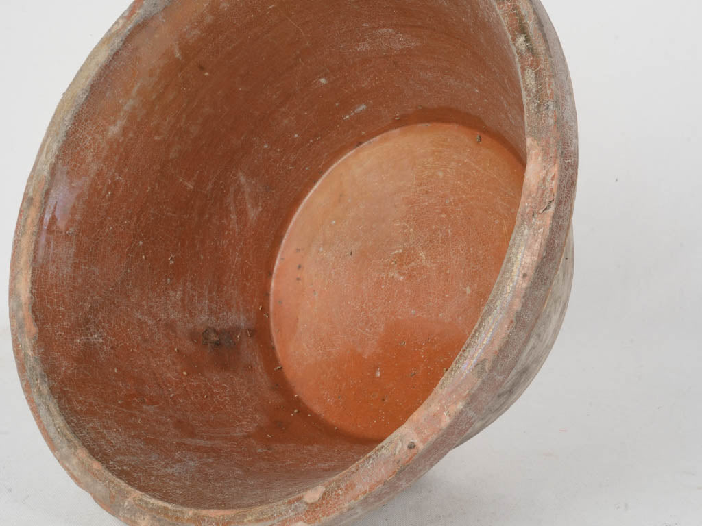 Handcrafted Ocher Ceramic Bowl