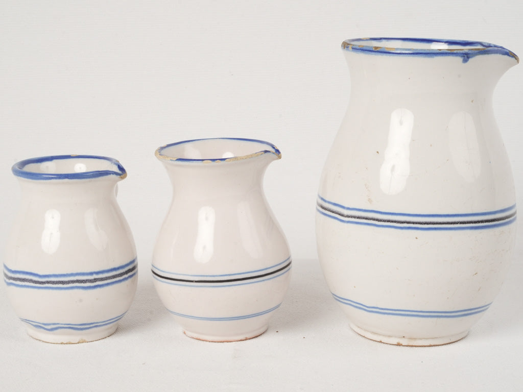 Vintage South Western French milk pitchers