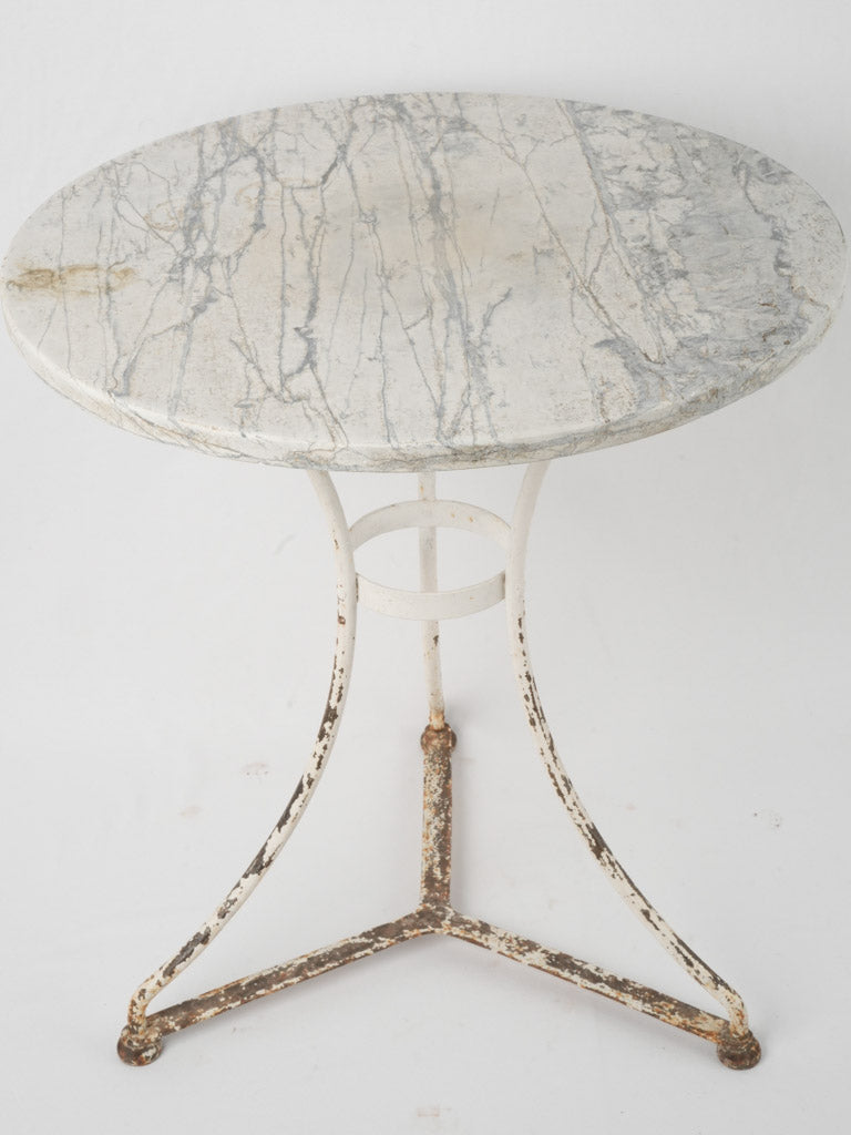 Authentic rustic French marble table